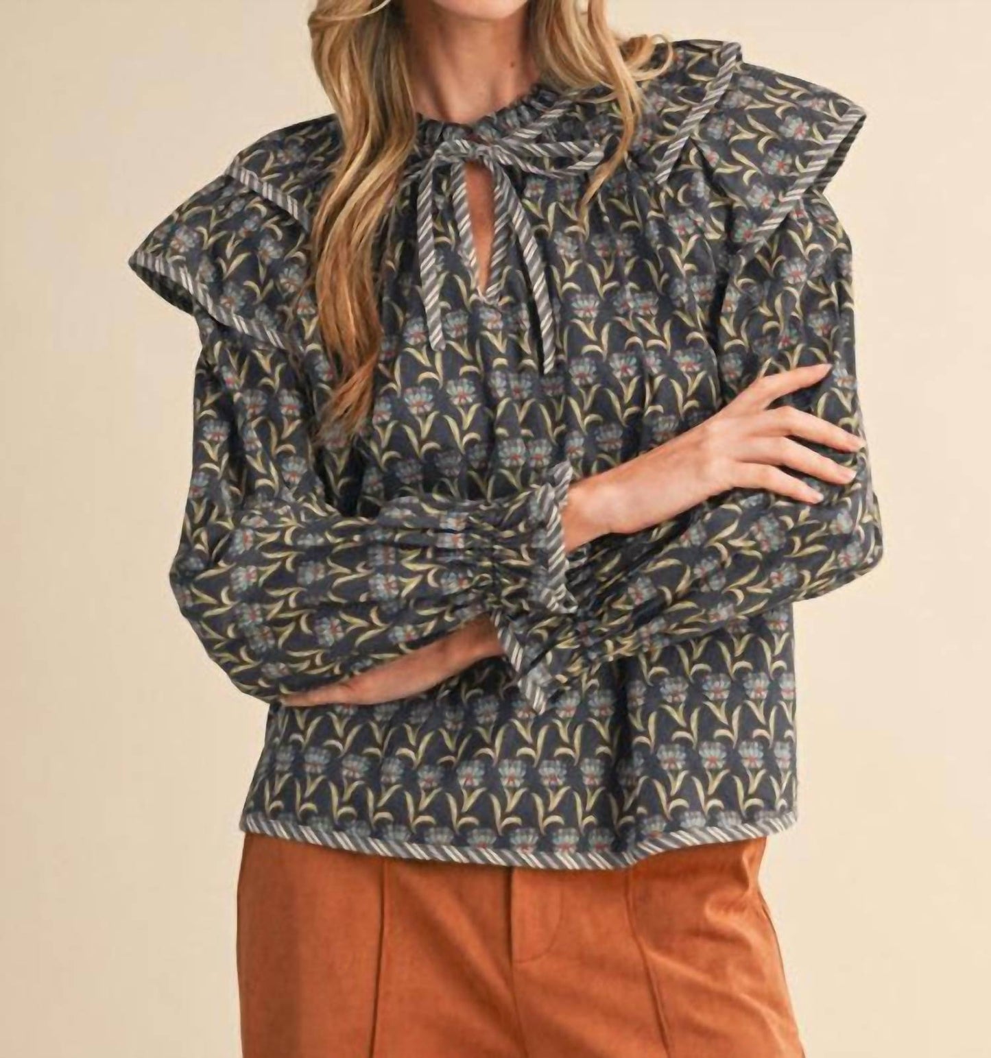 &Merci - Steady My Heart Floral Top