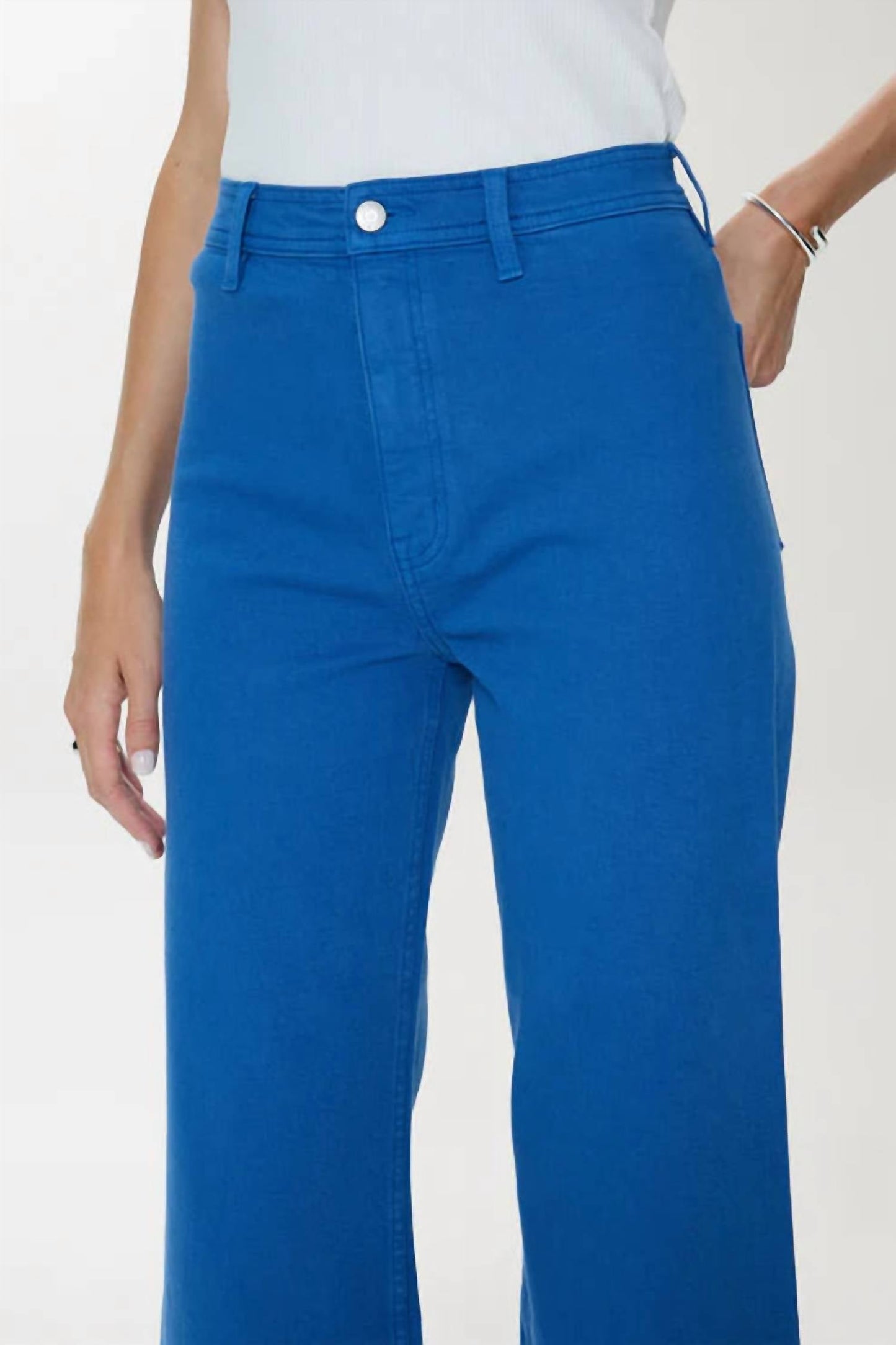 Pistola - Women's Penny High Rise Wide Leg Crop Jean