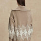 Varley - Betty Jacquard Half Zip Pullover Sweater