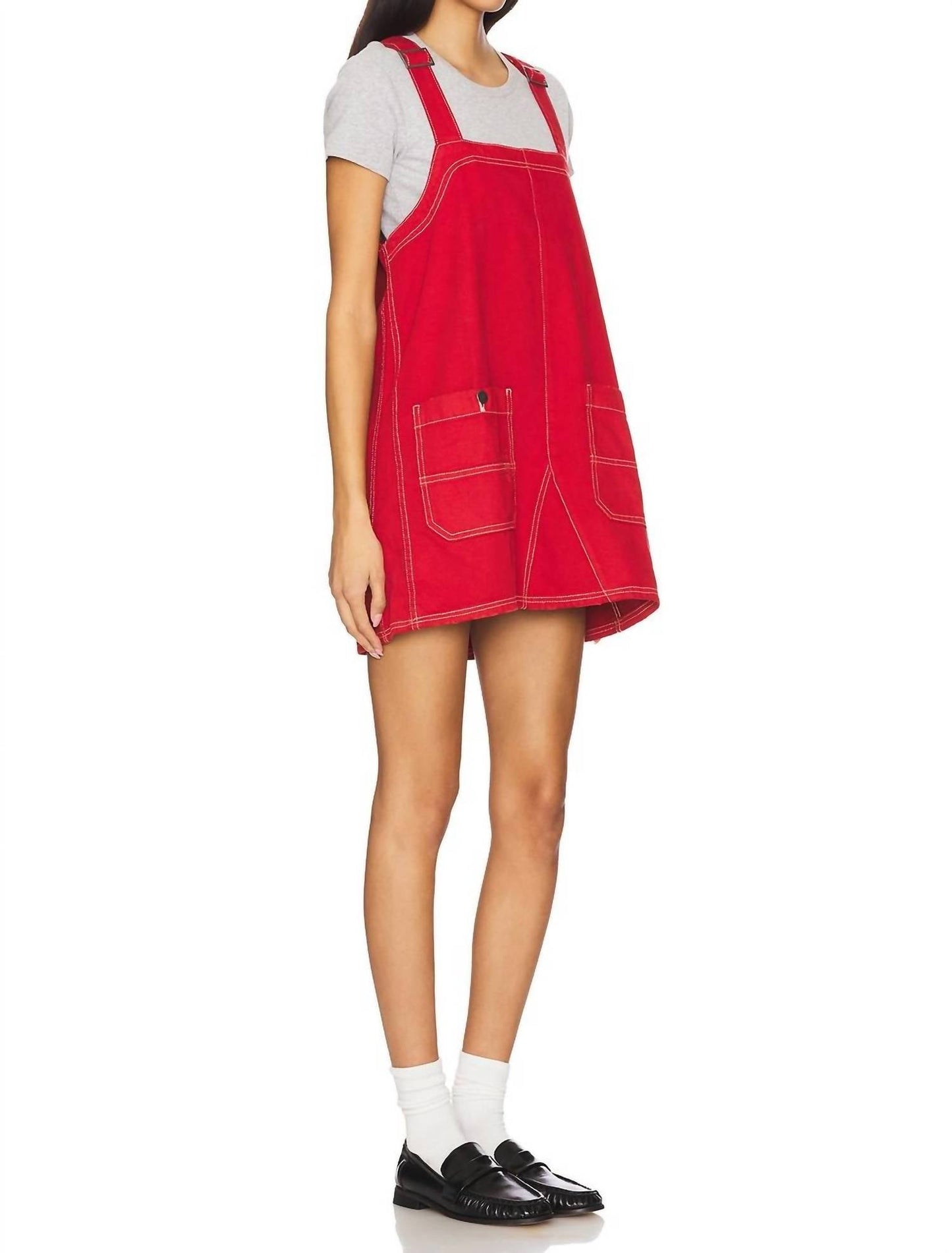 Free People - Mini Smock Overalls