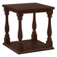 Accent Table, 2 Tier, Square, Traditional - Espresso