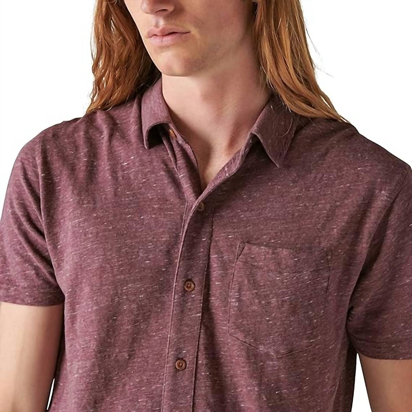 Lucky Brand - Linen Short Sleeve Button Up Shirt
