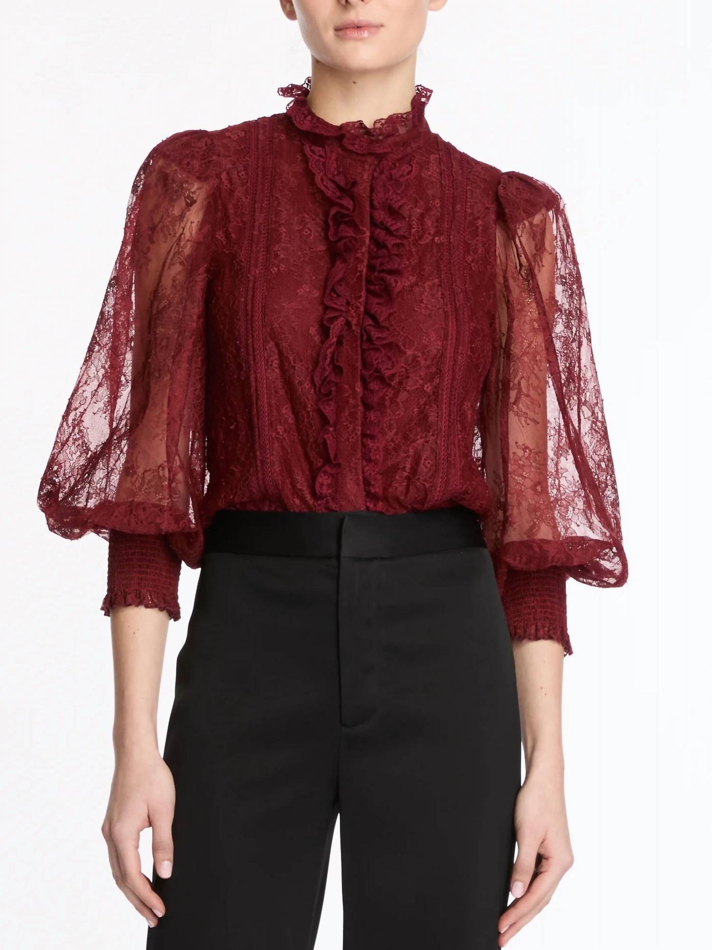 Alice + Olivia - Euginia Lace Blouse