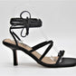 Exe - Women's Cindy 672 Low Heel Strap Sandal