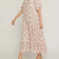 Entro - Ruffled V Neck Maxi Dress