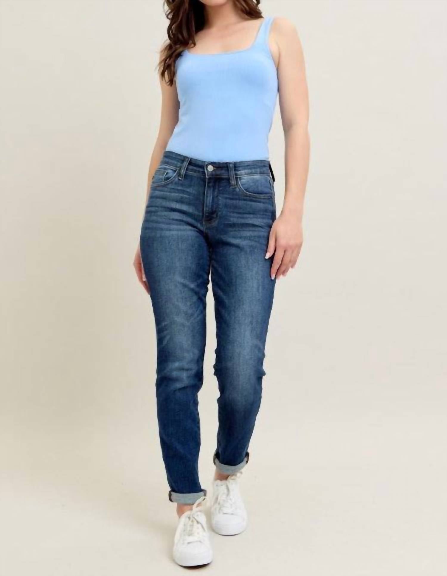 judy-blue-core-cuffed-slim-fit-jeans