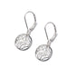 14K Gold and Sterling Silver Lever-Back Celtic Earring