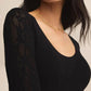 Z Supply - Tibi Scoop Mesh Sweater