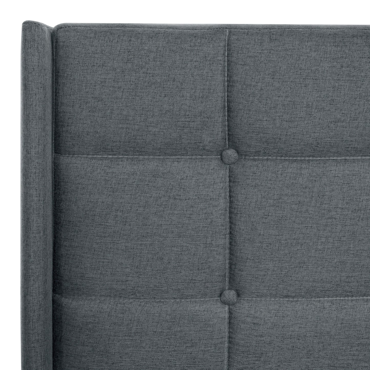 Modern Queen Size Upholstered Platform Bed Frame