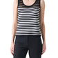 Akris Punto - Kodak Stripe Cardi & Sleeveless Tank Sweater Set