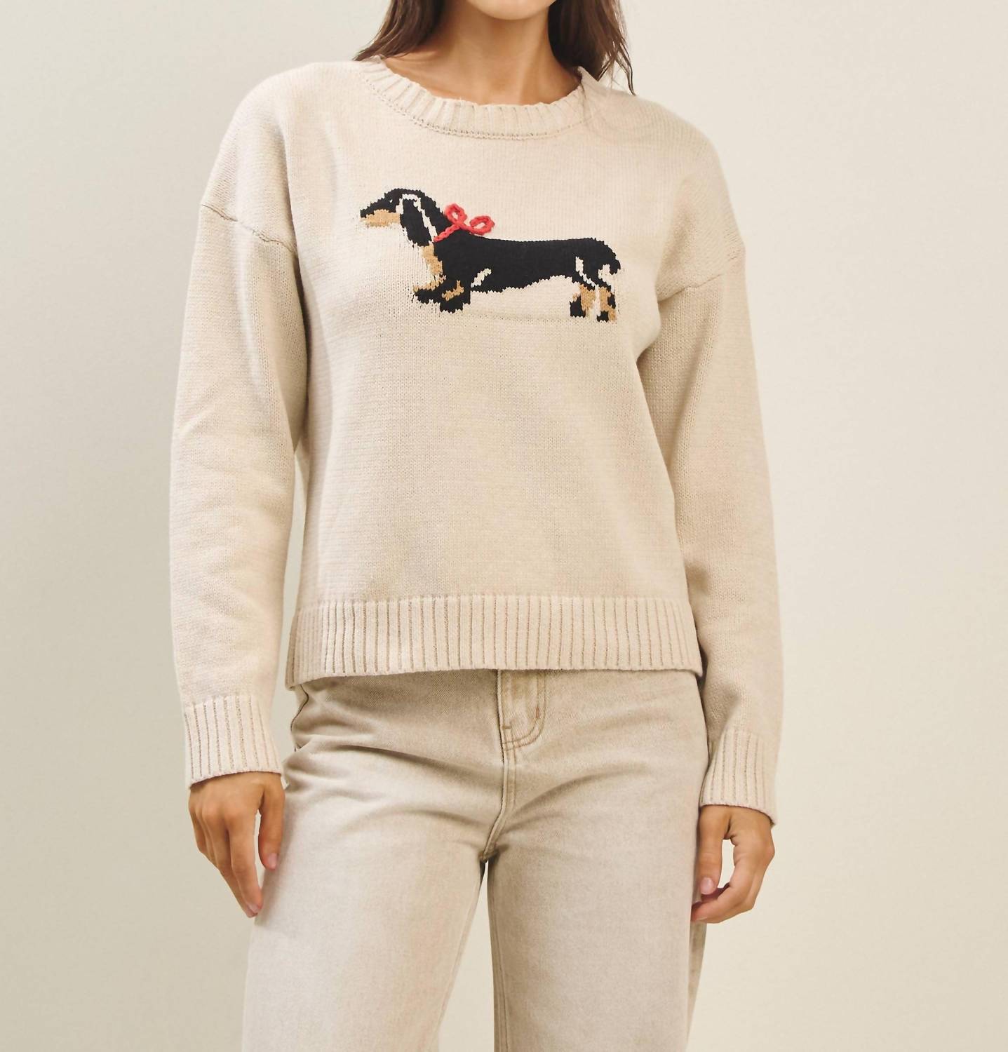 Able - Bow Dog Sweater