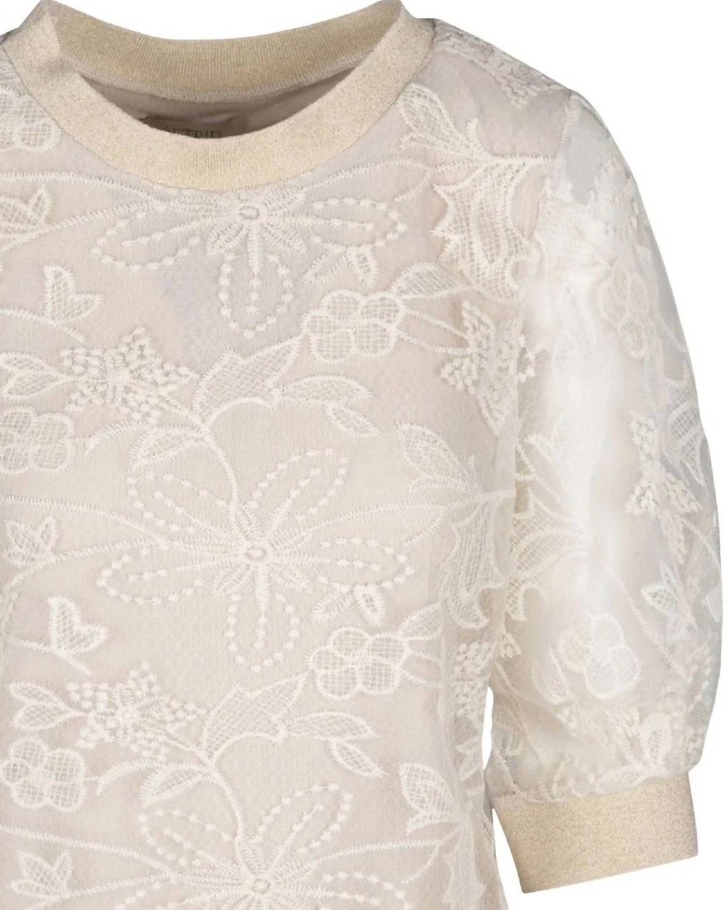 Astrid - Women's Woven Lace Top
