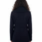 Coffeeshop - Double Breasted Knit Collar Military Jacket