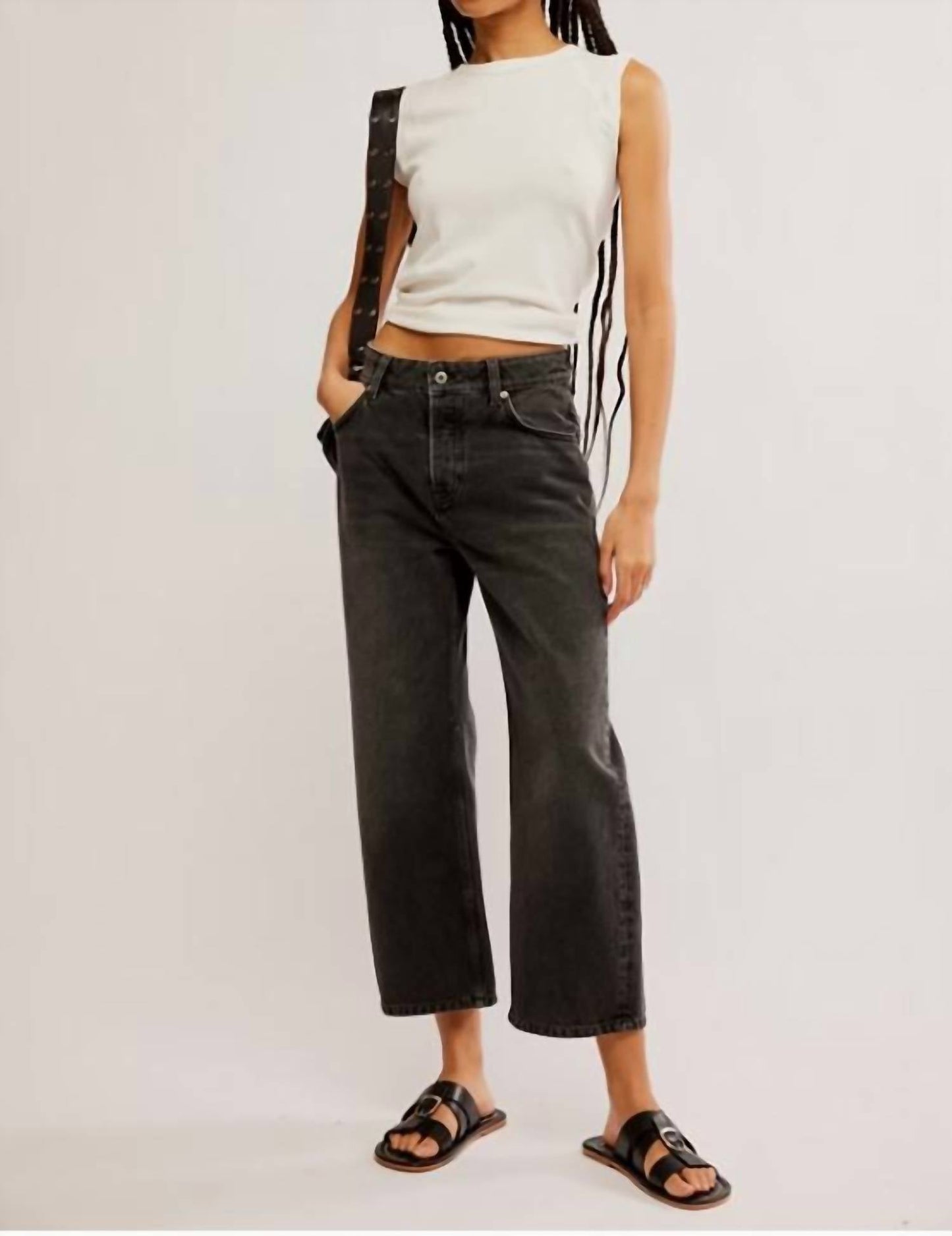 Free People - Deep Trance Dropped Boyfriend Jeans