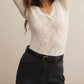 Z Supply - Tibi Lace Mesh Sweater