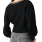Steve Madden - Crystal Embellished Sweater
