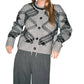 Aaron & Amber - Warm Plaid Pullover Cardigan