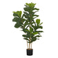 41" Tall Artificial Fiddle Tree Indoor Faux Plant