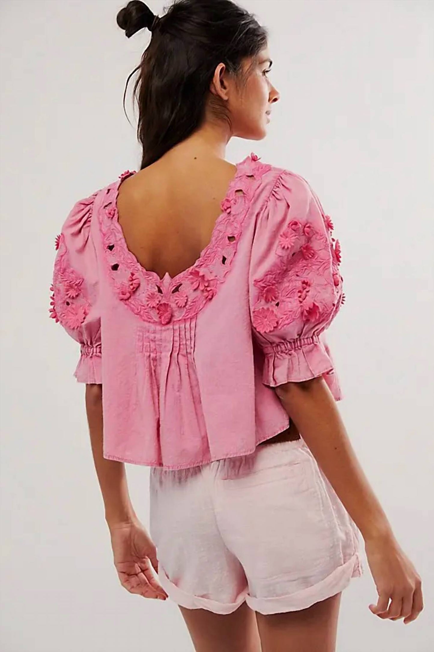 Free People - Sophie Embroidered Top