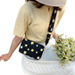 Daisy Flower Crossbody Bag Chain Strap Pu Leather