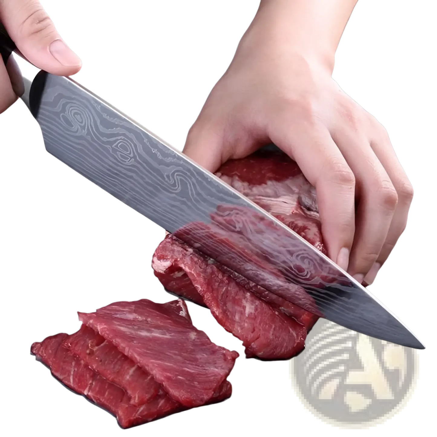 Damascus Chef Knife 8 Inch Stainless Steel Slicing Tool