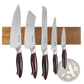 Damascus Kitchen Knife Set with Magnetic Holder