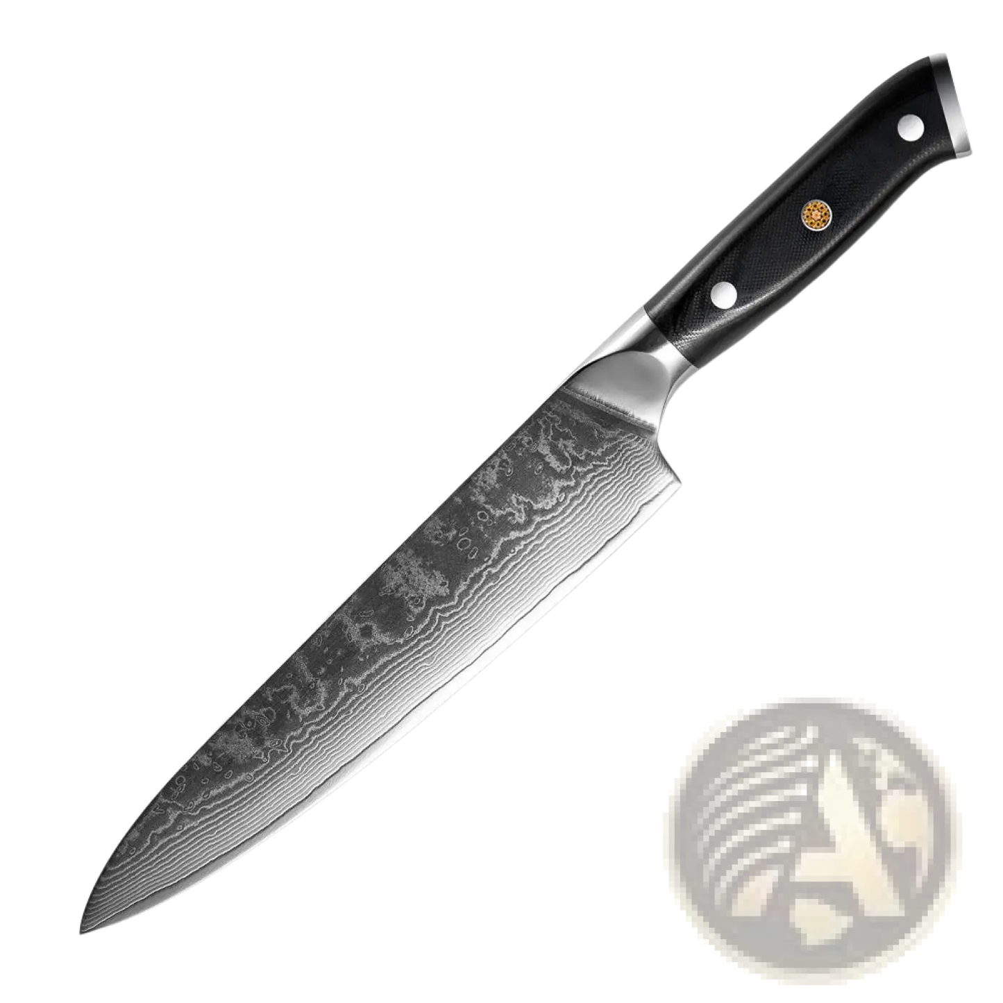 Damascus Steel Kitchen Knife Set 4 Piece G10 Handle
