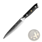 Damascus Steel Kitchen Knife Set 4 Piece G10 Handle