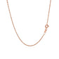 14k Rose Gold Singapore Chain 1.0mm