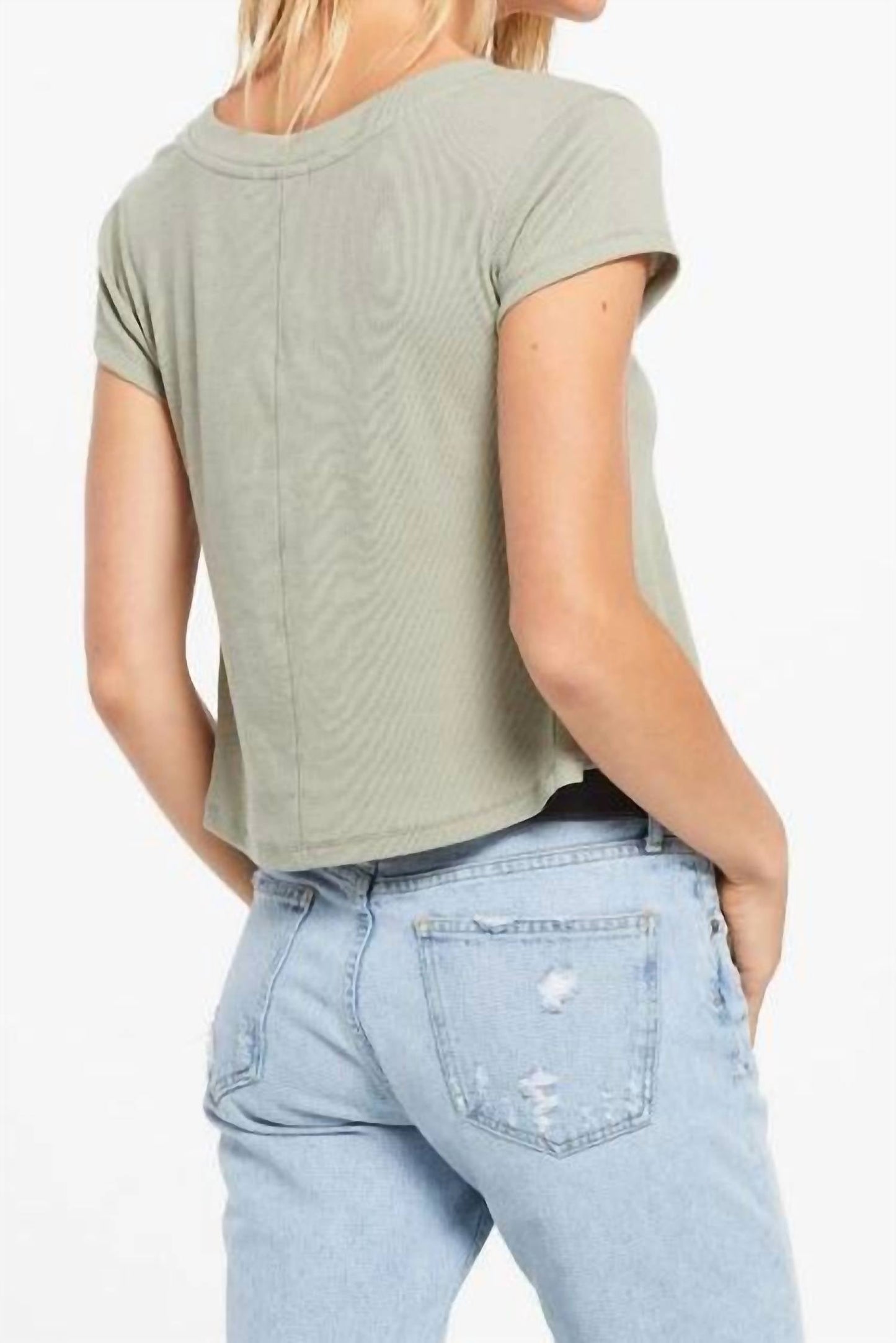 Z Supply - Ava Rib V-Neck Tee