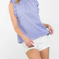 Thml - Abby Ruffle Sleeve Textured Top
