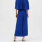Joseph Ribkoff - Off-shoulder Belted Wide Leg Jumpsuit