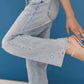 Pistola - Women's Lexi Mid Rise Bowed Straight Denim