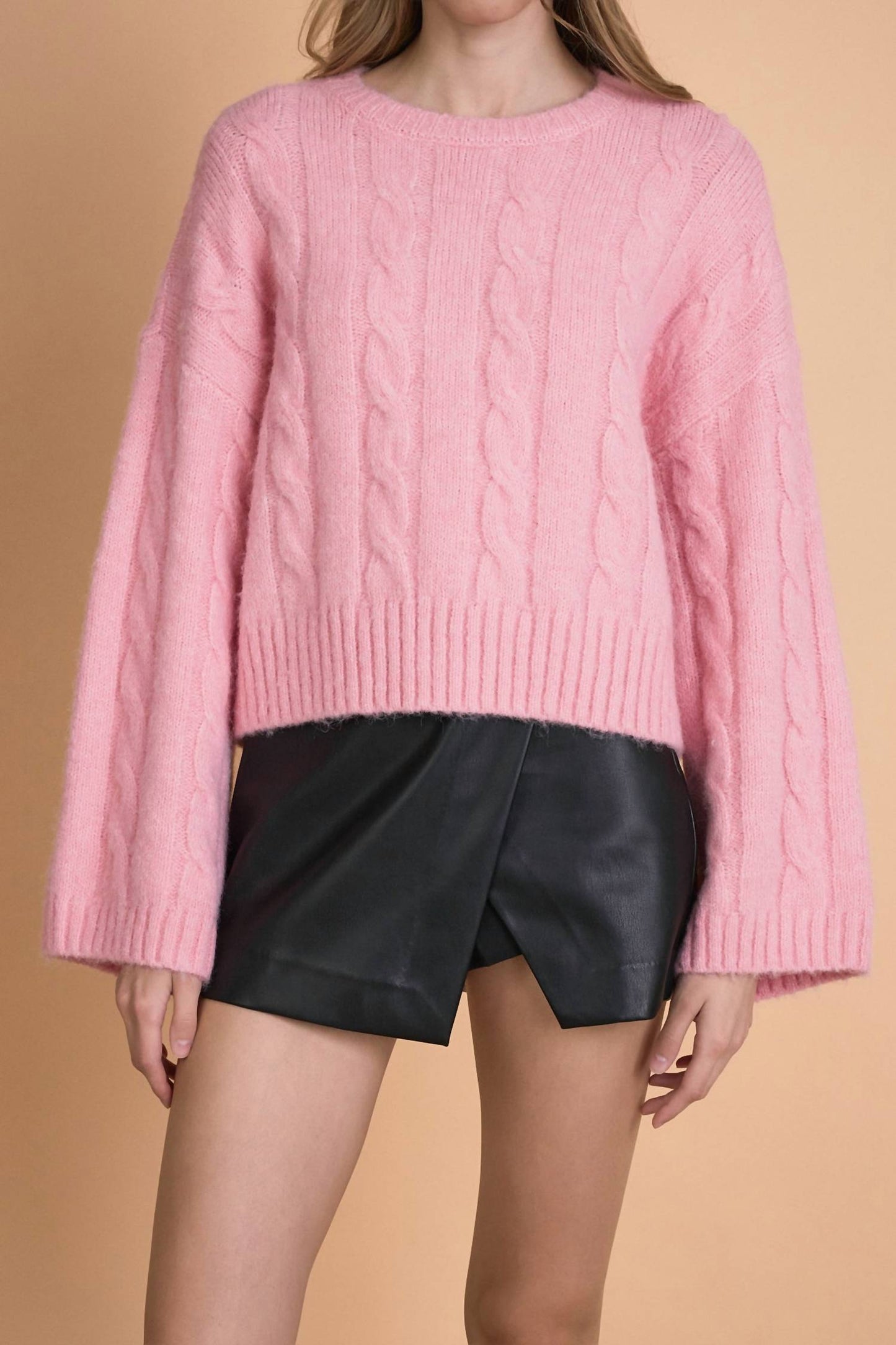Endless Rose - Cable Knit Sweater