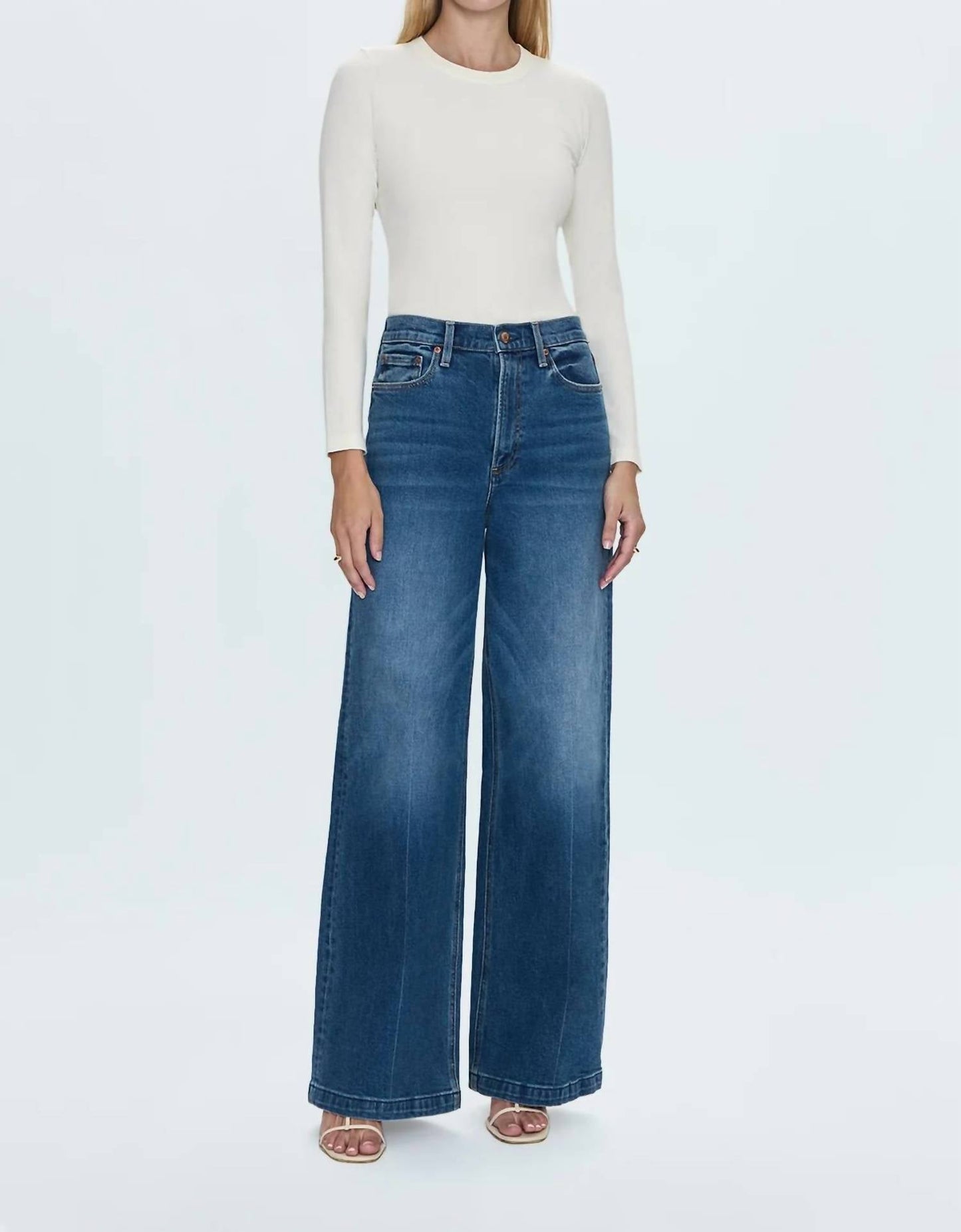 Pistola - lana wide leg jeans