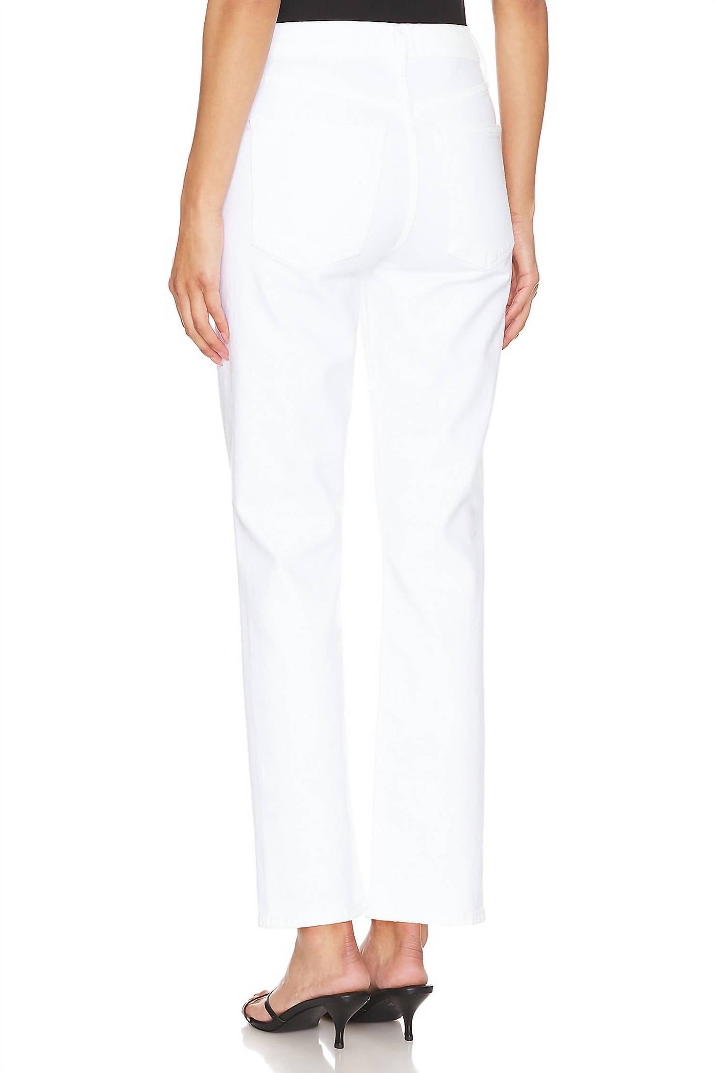Agolde - Kye Mid Rise Straight Crop Jeans