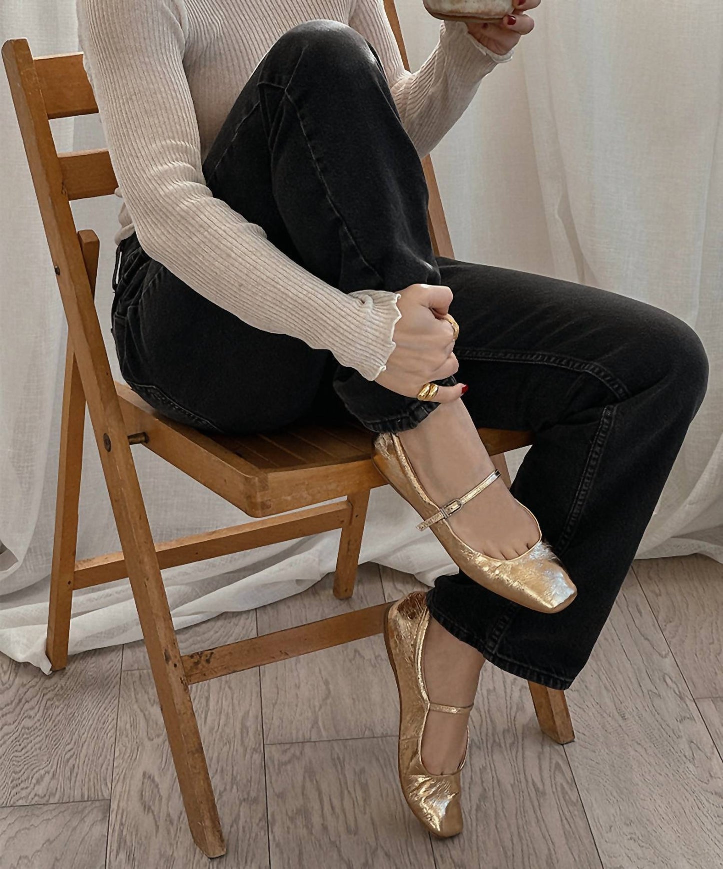 Dolce Vita - Women's Reyes Mary Jane Squared Toe Ballet Flats