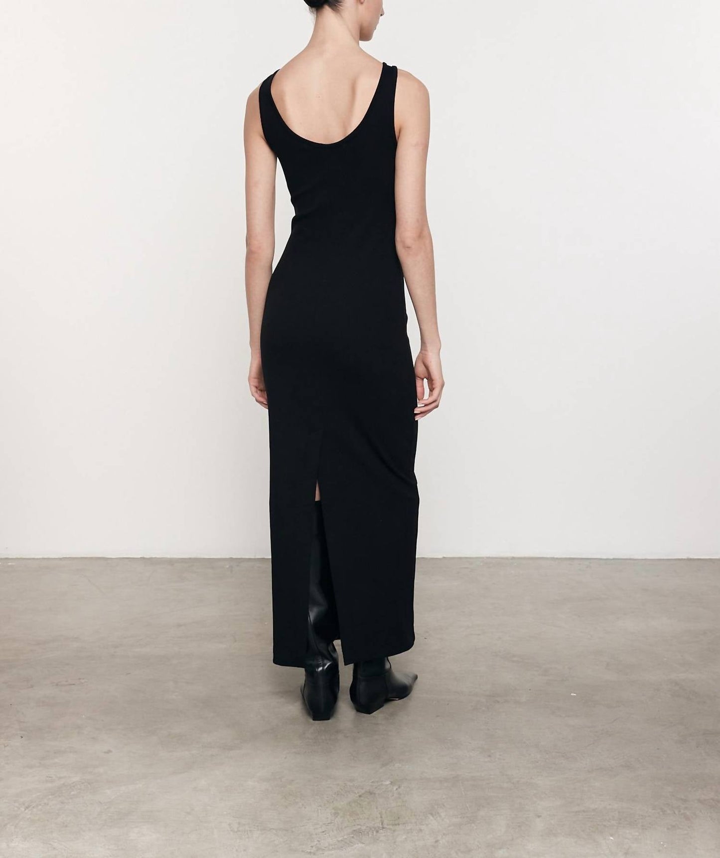 Enza Costa - SUPIMA ANKLE SLIT DRESS
