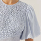 Astr - THEONI SMOCKED ASYMETRIC DRESS