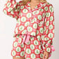 Peach Love - Christmas Jammies Top And Short Set
