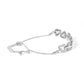 .925 Sterling Silver 1/2 Cttw Diamond Alternating Heart Link Adjustable Bolo Bracelet (I-J Color, I3 Clarity) - 4" to 10" Inches