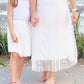Eva Franco - Girl's Isla Pleated Pearl Skirt