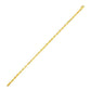 14k Yellow Gold French Cable Link Chain (2.50 mm)