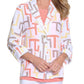 Multiples - 3/4 Sleeve Button Front Jacket