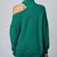 &Merci - SHOULDER-BARING TURTLENECK SWEATER