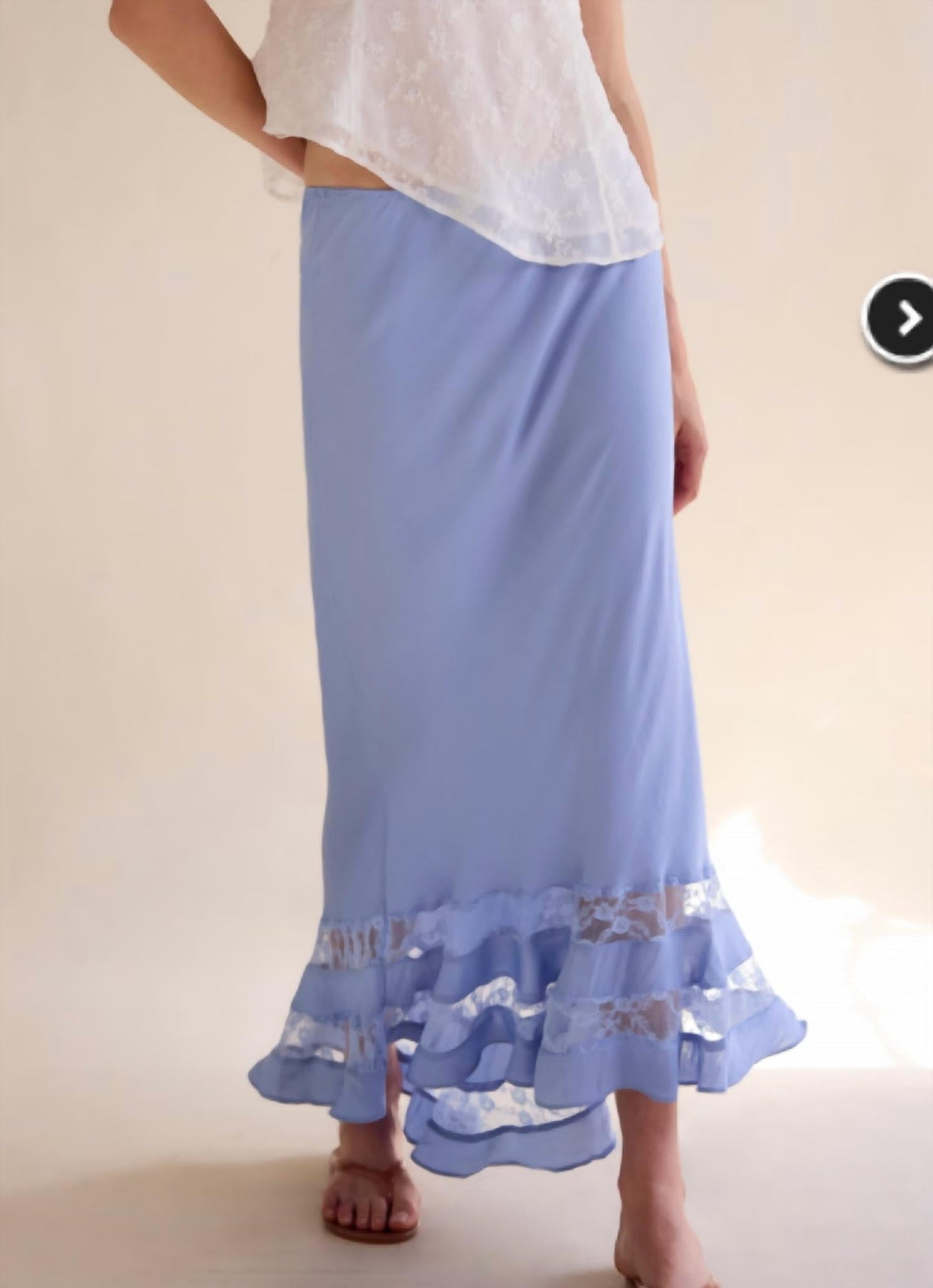 Free People - Long Lost Lover Slip Skirt