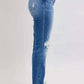 Judy Blue - Mid Rise Button-fly Boyfriend Jeans