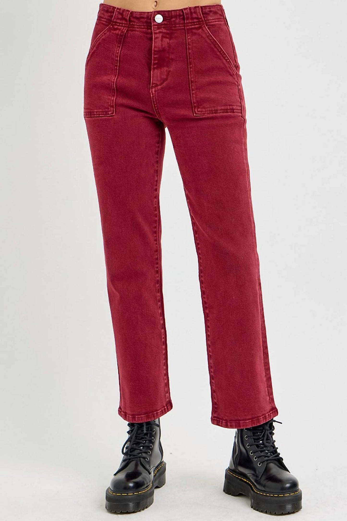 Risen - High Rise Ankle Flare Risen Jeans
