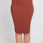 Be Cool - Ribbed Knit Sweater Skirt