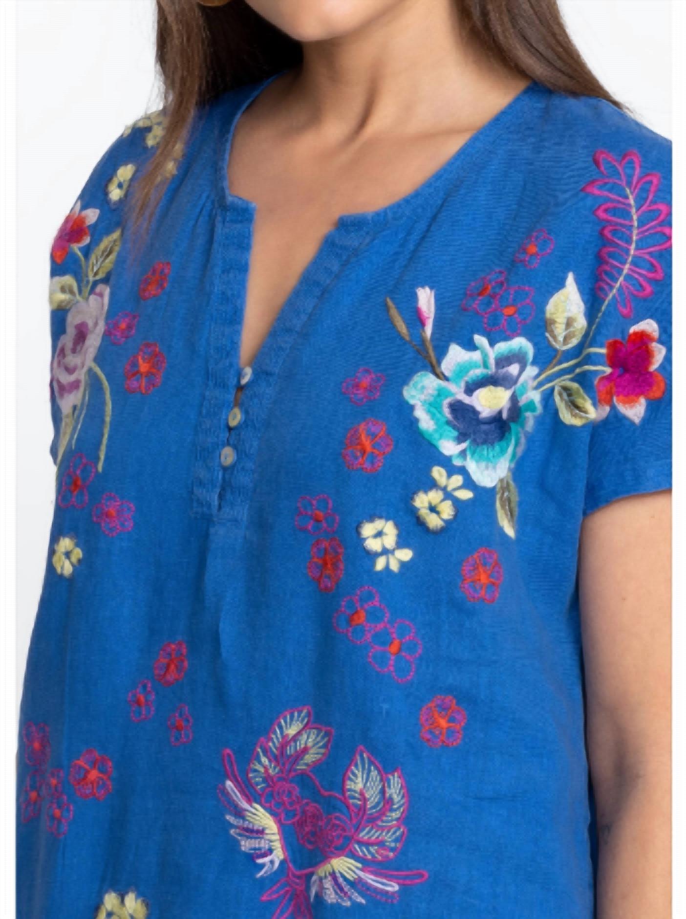 Johnny Was - Jessi Button Front Linen Dress